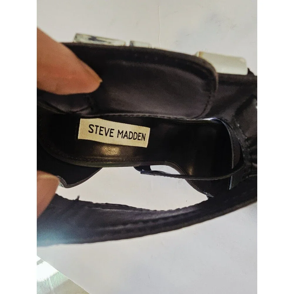 Steve Madden Reflective Women's Heels Size 8 - Picture 10 of 10